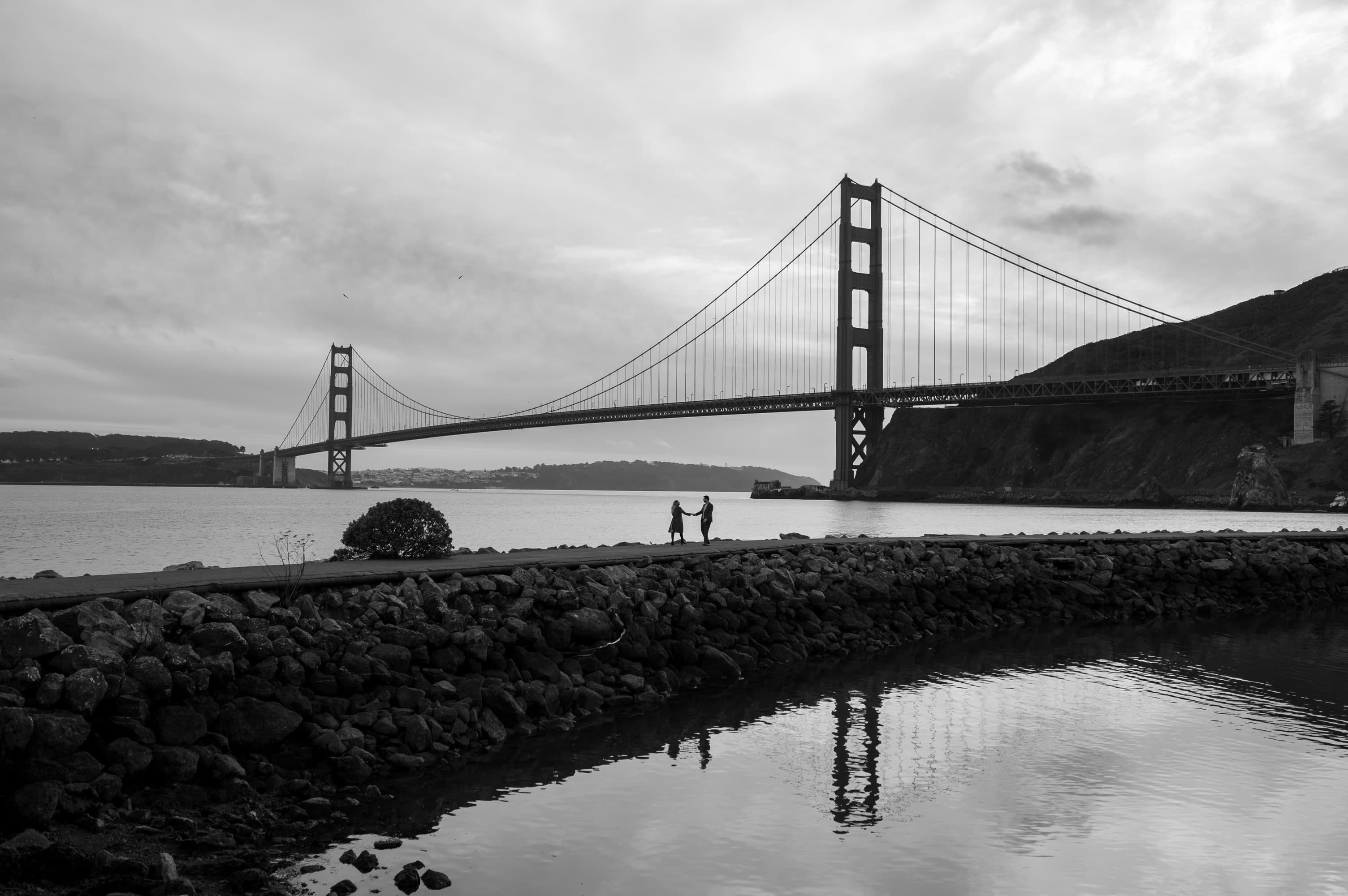 Kaetyn and Nicole by the Golden Gate Bridge